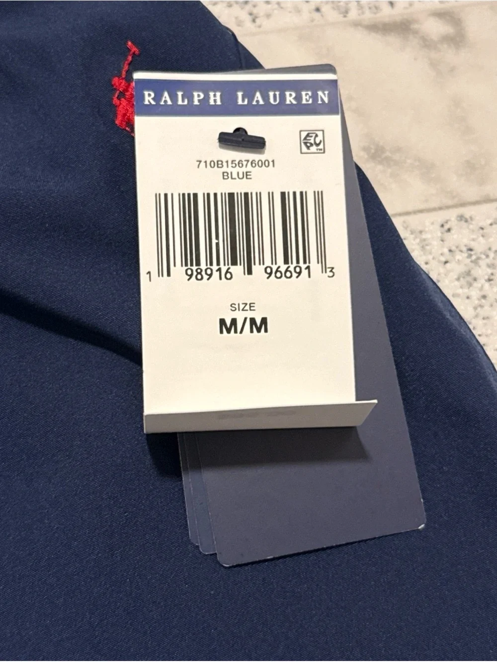 New Polo Ralph Lauren 5.75” Traveler Classic Swim Trunks Navy Men’s Size Medium